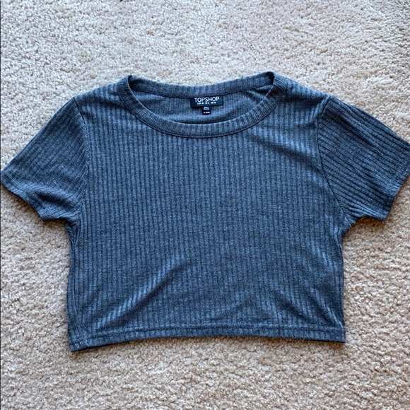 Topshop Tops - Topshop Cropped Tee